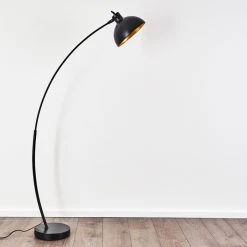 Hofstein Parola Stehlampe Schwarz, 1-flammig -Bürolampen Verkäufe parola stehlampe h3092415 do1 5