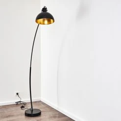 Hofstein Parola Stehlampe Schwarz, 1-flammig -Bürolampen Verkäufe parola stehlampe h3092415 do1 9