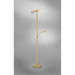 Paul Neuhaus Leuchten Paul Neuhaus ARTUR Stehleuchte LED Messing, 1-flammig -Bürolampen Verkäufe paul neuhaus artur stehleuchte 673 60 4