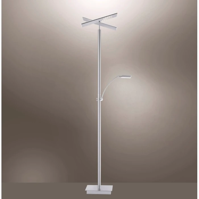 Paul Neuhaus Leuchten Paul Neuhaus ARTUR Stehleuchte LED Edelstahl, 2-flammig 9 Paul Neuhaus Leuchten Paul Neuhaus ARTUR Stehleuchte LED Edelstahl, 2-flammig – Bild 9