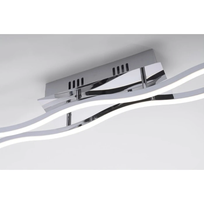 Paul Neuhaus Leuchten Paul Neuhaus Emma Deckenleuchte LED Edelstahl, 2-flammig 2 Paul Neuhaus Leuchten Paul Neuhaus Emma Deckenleuchte LED Edelstahl, 2-flammig – Bild 2