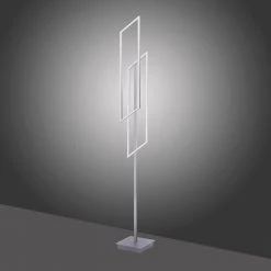 Paul Neuhaus Leuchten Paul Neuhaus INIGO Stehleuchte LED Edelstahl, 2-flammig, Fernbedienung -Bürolampen Verkäufe paul neuhaus inigo stehleuchte 819 55 4