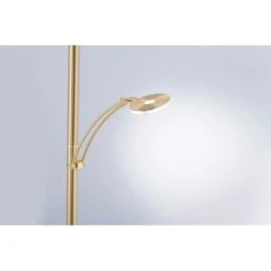 Paul Neuhaus Leuchten Paul Neuhaus MARTIN Stehleuchte LED Messing, 1-flammig -Bürolampen Verkäufe paul neuhaus martin stehleuchte 680 60 6