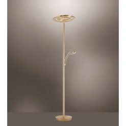 Paul Neuhaus Leuchten Paul Neuhaus MARTIN Stehleuchte LED Messing, 1-flammig -Bürolampen Verkäufe paul neuhaus martin stehleuchte 680 60 7