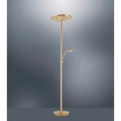 Paul Neuhaus Leuchten Paul Neuhaus MARTIN Stehleuchte LED Messing, 1-flammig -Bürolampen Verkäufe paul neuhaus martin stehleuchte 680 60 9