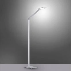 Paul Neuhaus Q-Serie Paul Neuhaus Q-HANNES Stehleuchte LED Silber, 1-flammig, Fernbedienung -Bürolampen Verkäufe paul neuhaus q hannes stehleuchte 487 95 4