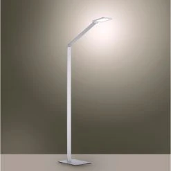 Paul Neuhaus Q-Serie Paul Neuhaus Q-HANNES Stehleuchte LED Silber, 1-flammig, Fernbedienung -Bürolampen Verkäufe paul neuhaus q hannes stehleuchte 487 95 5