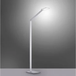 Paul Neuhaus Q-Serie Paul Neuhaus Q-HANNES Stehleuchte LED Silber, 1-flammig, Fernbedienung -Bürolampen Verkäufe paul neuhaus q hannes stehleuchte 487 95 6