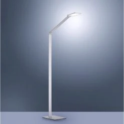 Paul Neuhaus Q-Serie Paul Neuhaus Q-HANNES Stehleuchte LED Silber, 1-flammig, Fernbedienung -Bürolampen Verkäufe paul neuhaus q hannes stehleuchte 487 95 7
