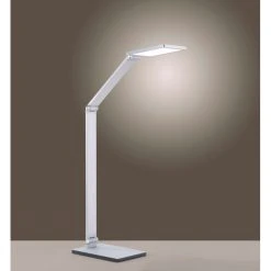 Paul Neuhaus Q-Serie Paul Neuhaus Q-HANNES Tischleuchte LED Silber, 1-flammig, Fernbedienung -Bürolampen Verkäufe paul neuhaus q hannes tischleuchte 4875 95 8