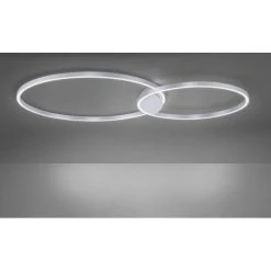 Paul Neuhaus Q-Serie Paul Neuhaus Q-KATE Deckenleuchte LED Aluminium, 1-flammig, Fernbedienung -Bürolampen Verkäufe paul neuhaus q kate deckenleuchte 6590 95 5