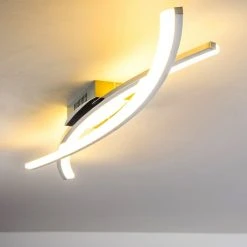 Hofstein Perano Deckenleuchte LED Chrom, 1-flammig -Bürolampen Verkäufe perano deckenleuchte h167428 12