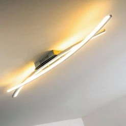 Hofstein Perano Deckenleuchte LED Chrom, 1-flammig -Bürolampen Verkäufe perano deckenleuchte h167428 22