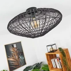 Hofstein Peretola Deckenleuchte Schwarz, 1-flammig -Bürolampen Verkäufe peretola deckenleuchte h3433416 11