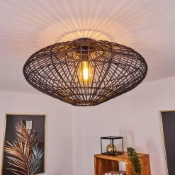 Hofstein Peretola Deckenleuchte Schwarz, 1-flammig -Bürolampen Verkäufe peretola deckenleuchte h3433416 6