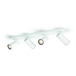 Philips Leuchten Philips Hue Ambiance White Burato Deckenspot Basis-Set Weiß, 4-flammig, Fernbedienung -Bürolampen Verkäufe philips hue ambiance white burato deckenspot basis set 8718696164105 9
