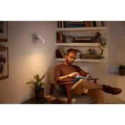 Philips Leuchten Philips Hue Ambiance White Buratto Deckenspot Basis-Set Silber, 1-flammig, Fernbedienung -Bürolampen Verkäufe philips hue ambiance white buratto deckenspot basis set 8718696164037 6