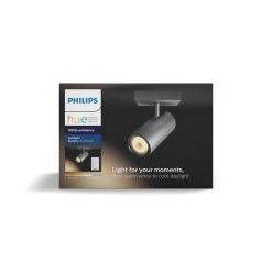 Philips Leuchten Philips Hue Ambiance White Buratto Deckenspot Basis-Set Silber, 1-flammig, Fernbedienung -Bürolampen Verkäufe philips hue ambiance white buratto deckenspot basis set 8718696164037 8