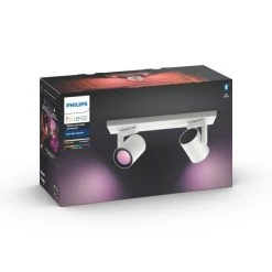 Philips Leuchten Philips Hue Ambiance White & Color Argenta Deckenspot Weiß, 2-flammig, Farbwechsler 7 Philips Leuchten Philips Hue Ambiance White & Color Argenta Deckenspot Weiß, 2-flammig, Farbwechsler -Bürolampen Verkäufe philips hue ambiance white color argenta deckenspot 8718696171585 2