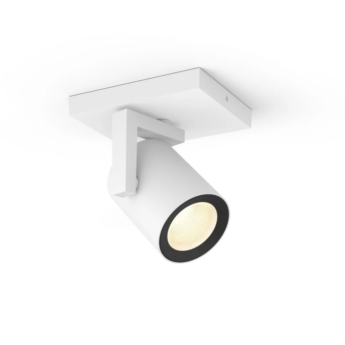 Philips Leuchten Philips Hue Ambiance White & Color Argenta Wand-/Deckenspot Erweiterung Weiß, 1-flammig, Farbwechsler 3 Philips Leuchten Philips Hue Ambiance White & Color Argenta Wand-/Deckenspot Erweiterung Weiß, 1-flammig, Farbwechsler – Bild 3