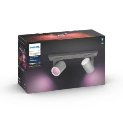 Philips Leuchten Philips Hue Ambiance White & Color Argenta Wand-/Deckenspot Erweiterung Silber, 2-flammig, Farbwechsler 7 Philips Leuchten Philips Hue Ambiance White & Color Argenta Wand-/Deckenspot Erweiterung Silber, 2-flammig, Farbwechsler -Bürolampen Verkäufe philips hue ambiance white color argenta wand deckenspot erweiterung 8718696171622 2