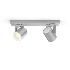 Philips Leuchten Philips Hue Ambiance White & Color Argenta Wand-/Deckenspot Erweiterung Silber, 2-flammig, Farbwechsler 9 Philips Leuchten Philips Hue Ambiance White & Color Argenta Wand-/Deckenspot Erweiterung Silber, 2-flammig, Farbwechsler -Bürolampen Verkäufe philips hue ambiance white color argenta wand deckenspot erweiterung 8718696171622 4