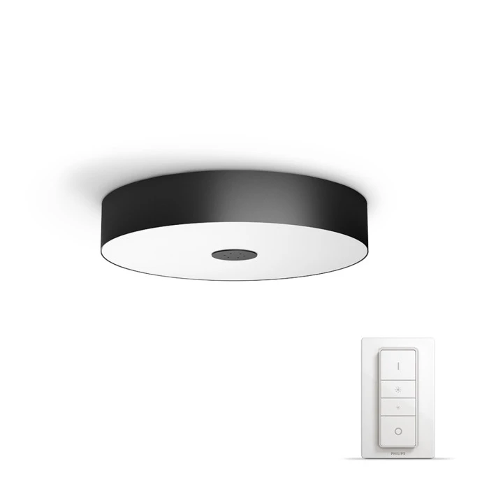 Philips Leuchten Philips Hue Ambiance White Fair Deckenleuchte LED Schwarz, 1-flammig, Fernbedienung 1 Philips Leuchten Philips Hue Ambiance White Fair Deckenleuchte LED Schwarz, 1-flammig, Fernbedienung