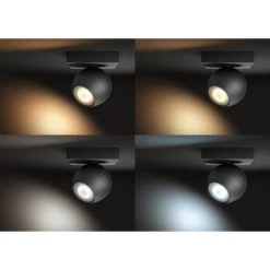Philips Leuchten Philips Hue Buckram Deckenspot Erweiterung Schwarz, 1-flammig -Bürolampen Verkäufe philips hue buckram deckenspot erweiterung 8718696175712 2