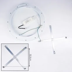 Hofstein Pine Deckenleuchte LED Wei&szlig;, 1-flammig -Bürolampen Verkäufe pine deckenleuchte h3428511 4