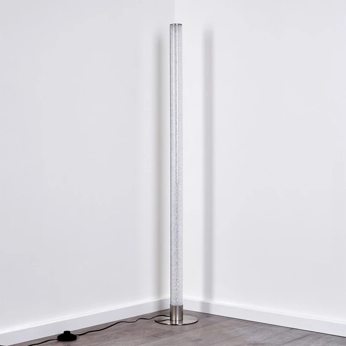 Hofstein Pipe Stehleuchte LED Nickel-Matt, 1-flammig 15 Hofstein Pipe Stehleuchte LED Nickel-Matt, 1-flammig – Bild 15