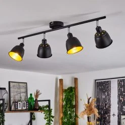 Hofstein Pistrino Deckenleuchte Chrom, Schwarz, 4-flammig -Bürolampen Verkäufe pistrino deckenleuchte h3017609 8