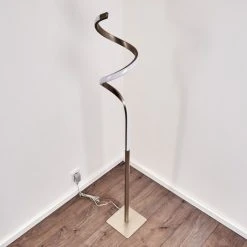 Hofstein Pitasch Stehleuchte LED Nickel-Matt, 1-flammig 41 Hofstein Pitasch Stehleuchte LED Nickel-Matt, 1-flammig -Bürolampen Verkäufe pitasch stehleuchte h3299104 do1 18