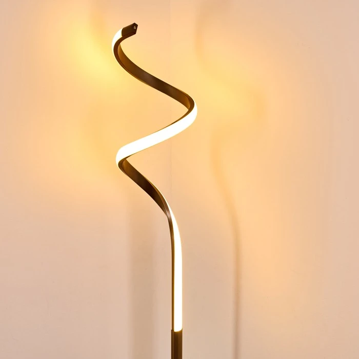 Hofstein Pitasch Stehleuchte LED Nickel-Matt, 1-flammig 21 Hofstein Pitasch Stehleuchte LED Nickel-Matt, 1-flammig – Bild 21