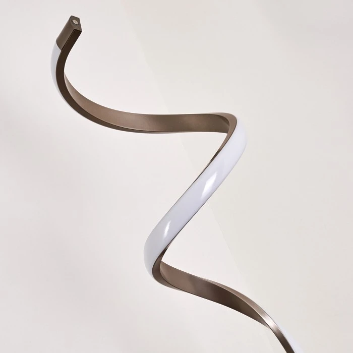 Hofstein Pitasch Stehleuchte LED Nickel-Matt, 1-flammig 6 Hofstein Pitasch Stehleuchte LED Nickel-Matt, 1-flammig – Bild 6