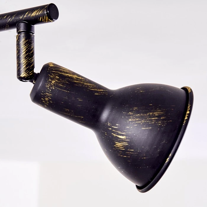 Hofstein Polmak Deckenleuchte Schwarz-Gold, 4-flammig 19 Hofstein Polmak Deckenleuchte Schwarz-Gold, 4-flammig – Bild 19