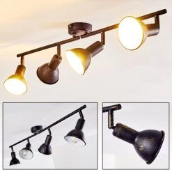 Hofstein Polmak Deckenleuchte Schwarz-Gold, 4-flammig 40 Hofstein Polmak Deckenleuchte Schwarz-Gold, 4-flammig -Bürolampen Verkäufe polmak deckenleuchte h3092378 do1 19