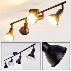 Hofstein Polmak Deckenleuchte Schwarz-Gold, 4-flammig 41 Hofstein Polmak Deckenleuchte Schwarz-Gold, 4-flammig -Bürolampen Verkäufe polmak deckenleuchte h3092378 do1 20