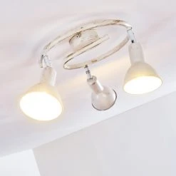 Hofstein Polmak Deckenleuchte Weiß, Gold, 3-flammig 33 Hofstein Polmak Deckenleuchte Weiß, Gold, 3-flammig -Bürolampen Verkäufe polmak deckenleuchte h3092576 do1 14