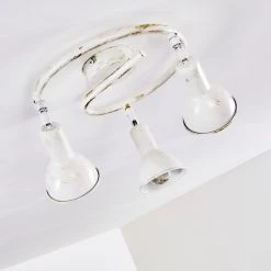 Hofstein Polmak Deckenleuchte Weiß, Gold, 3-flammig 24 Hofstein Polmak Deckenleuchte Weiß, Gold, 3-flammig -Bürolampen Verkäufe polmak deckenleuchte h3092576 do1 5