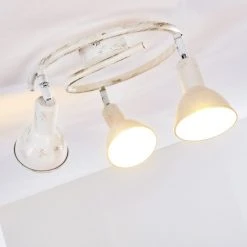 Hofstein Polmak Deckenleuchte Weiß, Gold, 3-flammig 25 Hofstein Polmak Deckenleuchte Weiß, Gold, 3-flammig -Bürolampen Verkäufe polmak deckenleuchte h3092576 do1 6