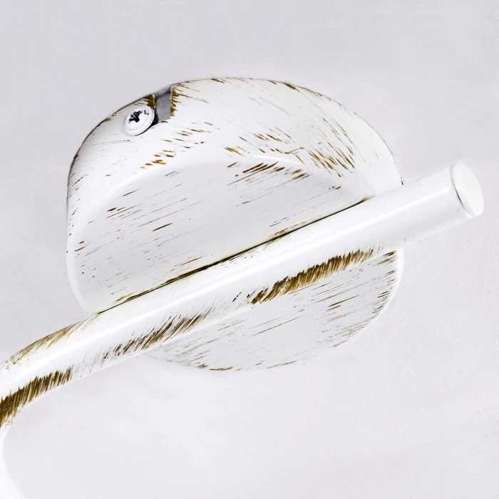 Hofstein Polmak Deckenleuchte Weiß, Gold, 3-flammig 9 Hofstein Polmak Deckenleuchte Weiß, Gold, 3-flammig – Bild 9