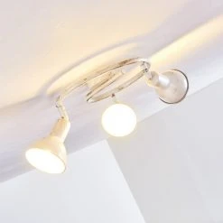 Hofstein Polmak Deckenleuchte Weiß, Gold, 3-flammig 28 Hofstein Polmak Deckenleuchte Weiß, Gold, 3-flammig -Bürolampen Verkäufe polmak deckenleuchte h3092576 do1 9