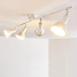 Hofstein Polmak Deckenleuchte Weiß, Gold, 4-flammig 37 Hofstein Polmak Deckenleuchte Weiß, Gold, 4-flammig -Bürolampen Verkäufe polmak deckenleuchte h3092583 do1 15