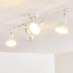 Hofstein Polmak Deckenleuchte Weiß, Gold, 4-flammig 26 Hofstein Polmak Deckenleuchte Weiß, Gold, 4-flammig -Bürolampen Verkäufe polmak deckenleuchte h3092583 do1 4