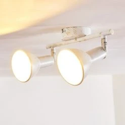 Hofstein Polmak Deckenspot Weiß, Gold, 2-flammig 34 Hofstein Polmak Deckenspot Weiß, Gold, 2-flammig -Bürolampen Verkäufe polmak deckenspot h3092330 do1 12