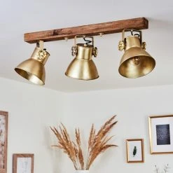 Hofstein Porcia Deckenleuchte Holz dunkel, 3-flammig -Bürolampen Verkäufe porcia deckenleuchte h3423097 11