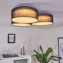 Hofstein Purus Deckenleuchte LED Schwarz, 1-flammig 21 Hofstein Purus Deckenleuchte LED Schwarz, 1-flammig -Bürolampen Verkäufe purus deckenleuchte h3437421 10