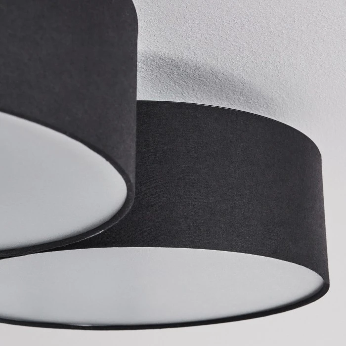 Hofstein Purus Deckenleuchte LED Schwarz, 1-flammig 6 Hofstein Purus Deckenleuchte LED Schwarz, 1-flammig – Bild 6