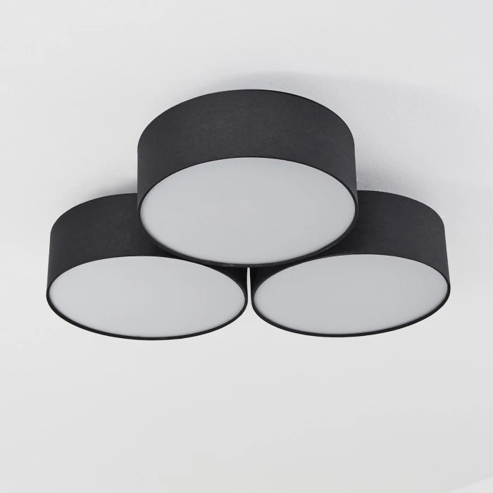 Hofstein Purus Deckenleuchte LED Schwarz, 1-flammig 8 Hofstein Purus Deckenleuchte LED Schwarz, 1-flammig – Bild 8