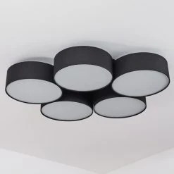 Hofstein Purus Deckenleuchte LED Schwarz, 1-flammig -Bürolampen Verkäufe purus deckenleuchte h3437490 7